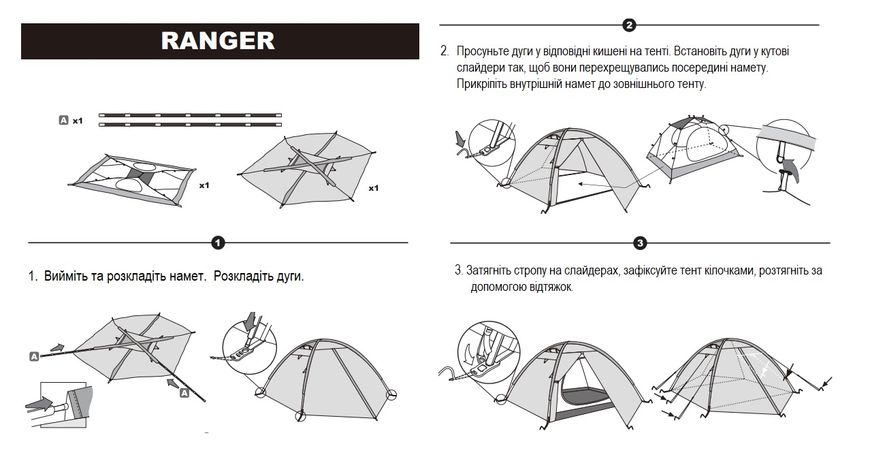 Палатка Tramp Ranger 2 (v2) TRT-099 TRT-099 фото